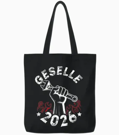 Geselle 2026 Passed Companion Test Tote Bags - Black