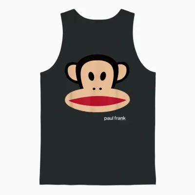 Paul Frank Julius Big Face Unisex Tank Top - Black
