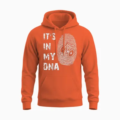 It S in My Dna Presents for Bike Lovers Gifts Unisex Hoodie - Orange