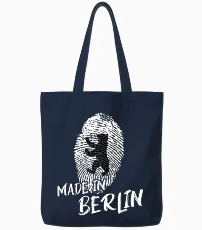 Made in Berlin Berliner Tote Bags - Navy