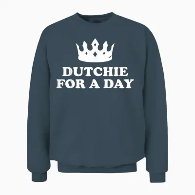 Niederländischer Königstag Koningsdag Lustig Holland Unisex Sweatshirt - Dark Heather