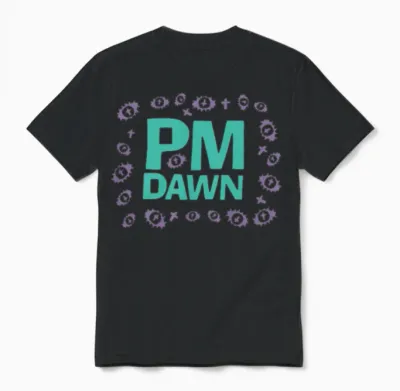 1990s 1991 Pm Dawn Utopian Experience Unisex T-Shirt - Black