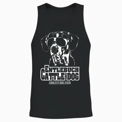Entlebuch Cattle Dog Coolest Dog Ever Dog Mom Unisex Tank Top - Black