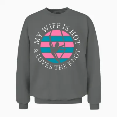 Aerial Silks. Aerial Silk Unisex Sweatshirt - Graphite Heather