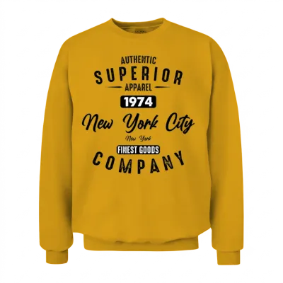 New York City Born in 1974 Vintage Birthday Unisex Sweatshirt - Gold