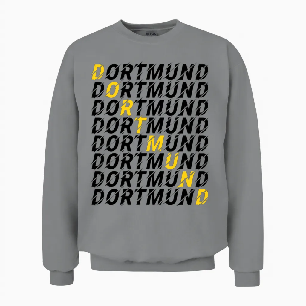 Dortmund Dortmunder Nordrhein-Westfalen Hometown Unisex Sweatshirt in Sport Grey