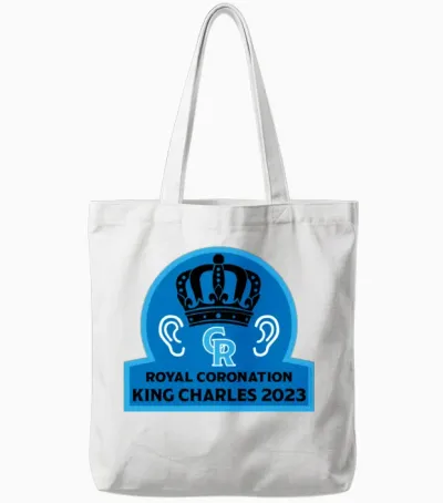 King Charles Iii Crowned King 2023 Tote Bags - White