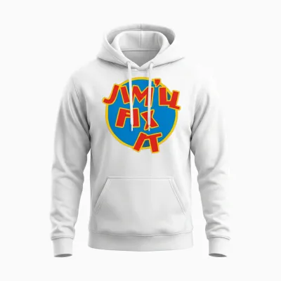 Jim'll Fix It Unisex Hoodie - White