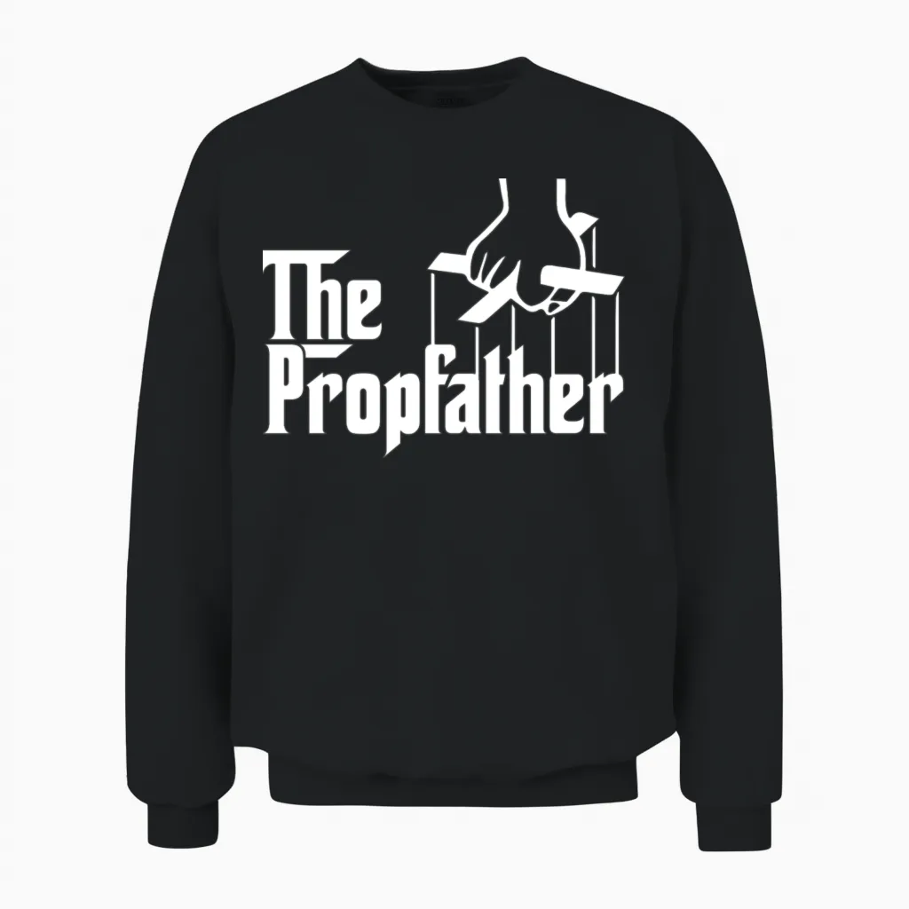 Propfather Unisex Sweatshirt in Black