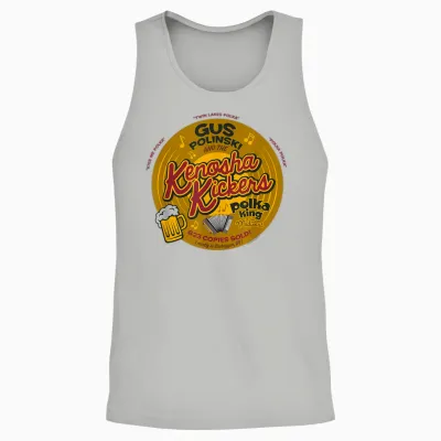 Home Alone Christmas Gus Polinski Kenosha Kickers Polka King Unisex Tank Top - Ash