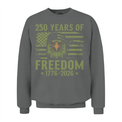 250 Years America Anniversary, Independence Day Unisex Sweatshirt - Graphite Heather