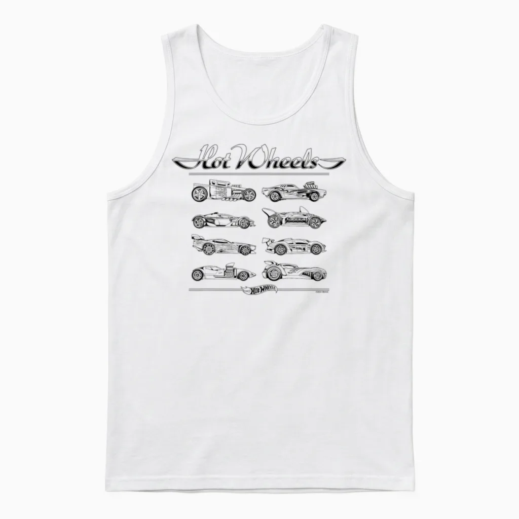 Hot Wheels β Autogitter Unisex Tank Top in White