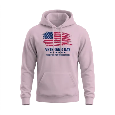 Veterans Day Classic Unisex Hoodie - Light Pink