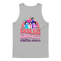 Women Supporting Women: International Women's Day Unisex Tank Top - Ash – 1