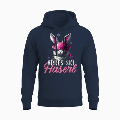 Apres Ski Haserl Skihaserl Skier Party Crew Women's T-Shirt, Black Unisex Hoodie - Navy