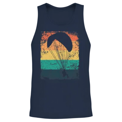 Motorized Paragliding Ppg Paramotoring Unisex Tank Top - Navy