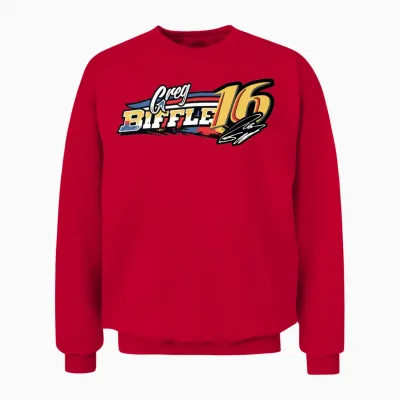 Greg-Biffle 16 Racing Unisex Sweatshirt - Red