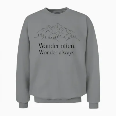 Hiking Adventure Apparel Unisex Sweatshirt - Sport Grey