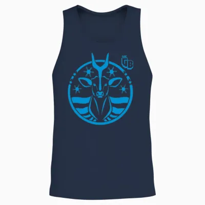 Starbux - the Gaming Beaver Unisex Tank Top - Navy