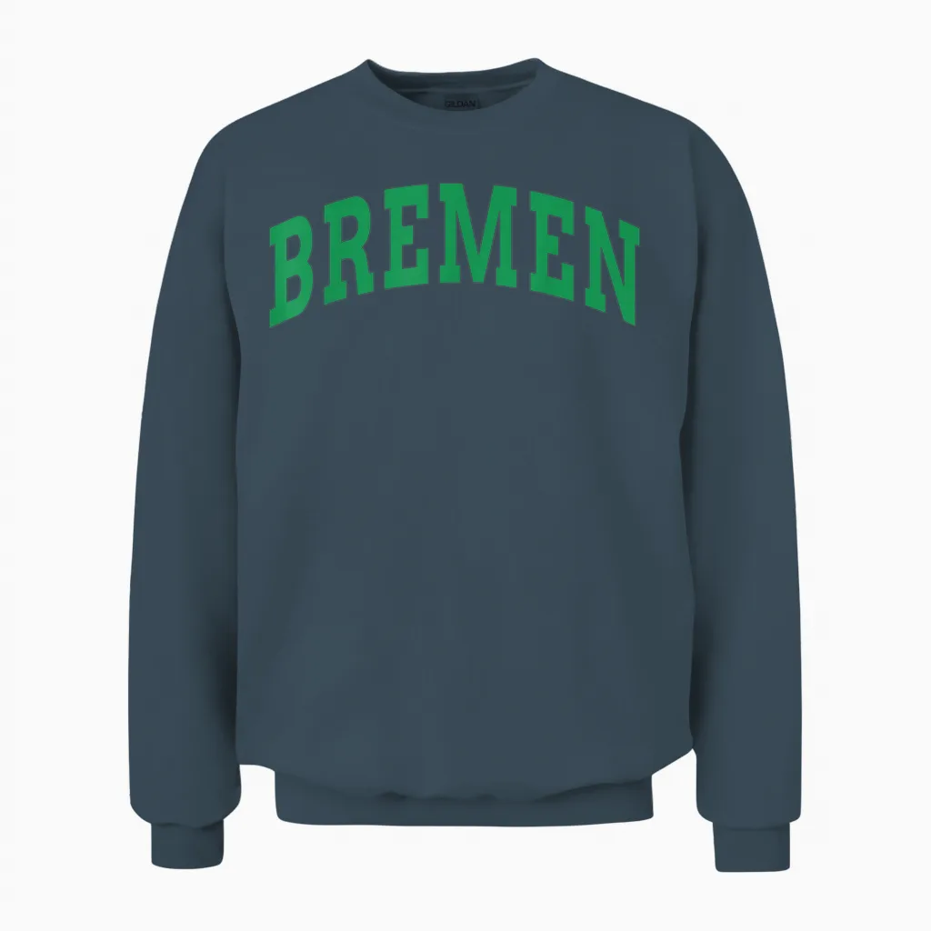 Bremen Tshirt Ultras Männer Frauen Norden Bremer Trikot Unisex Sweatshirt in Dark Heather