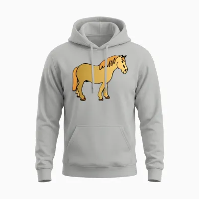 Dead Horse Unisex Hoodie - Ash