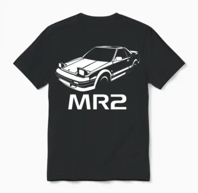 Toyota Mr2 Mk1 Vintage Unisex T-Shirt - Black
