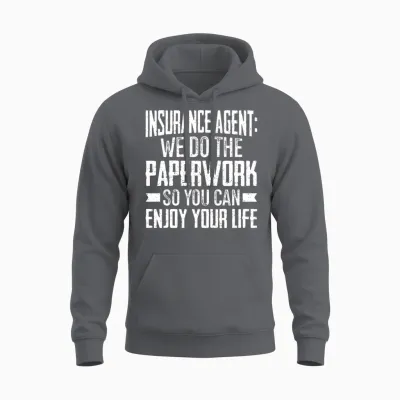 Funny Broker Unisex Hoodie - Charcoal