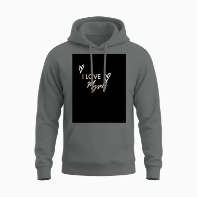 Self-Love Unisex Hoodie - Graphite Heather