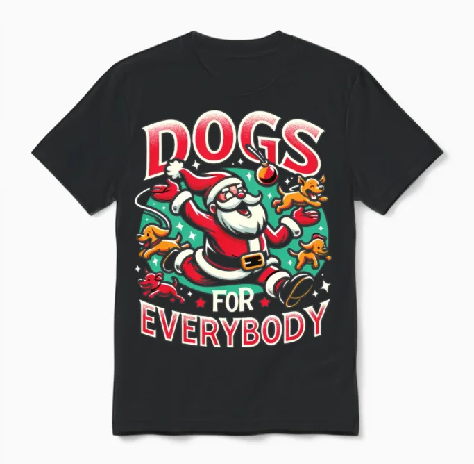 Dogs for Everybody Dog Dog Owners Dog Owner Unisex T-Shirt in Black