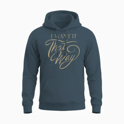 Backstreet Boys – Cursive Iwitw Unisex Hoodie - Dark Heather
