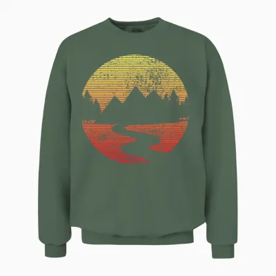 Hiking Unisex Sweatshirt - Military Green