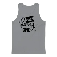 The Funny One Unisex Tank Top - Sport Grey – 1
