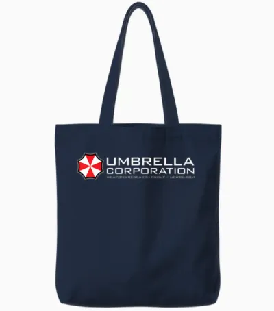 Umbrella Corporation Logo Tote Bags - Navy