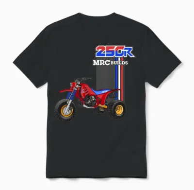 Atc 250r 3 Wheeler Mrc Builds Unisex T-Shirt - Black