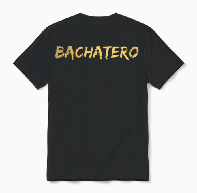 Bachatero Sbk Sauce Bachata Kizomba Unisex T-Shirt in Black