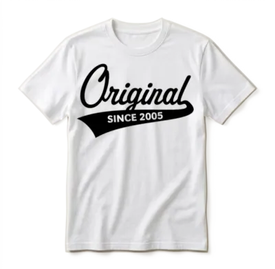 Original Since 2005 (year of Birth, Birthday / B) Unisex T-Shirt - White
