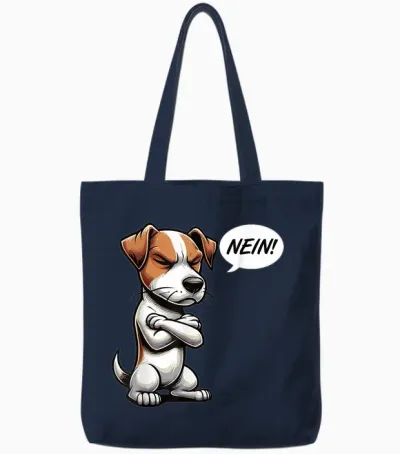 Nein Jack Russell Terrier Jack Russell Liebhaber Jackie Hund Tote Bags - Navy