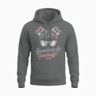 Abschluss Grundschule 2026 Grundschule Abschied Abgänger Unisex Hoodie - Graphite Heather