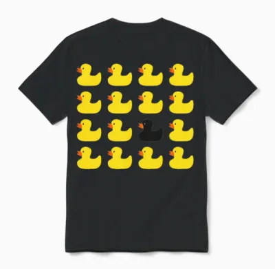 Rubber Duck Unisex T-Shirt - Black
