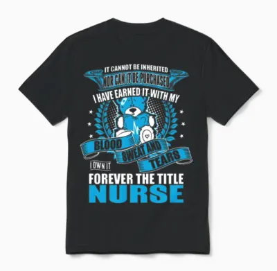 I Own It Forever the Title Nurse Unisex T-Shirt - Black