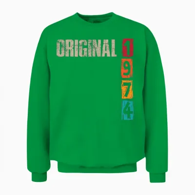 1974 Vintage Unisex Sweatshirt - Irish Green