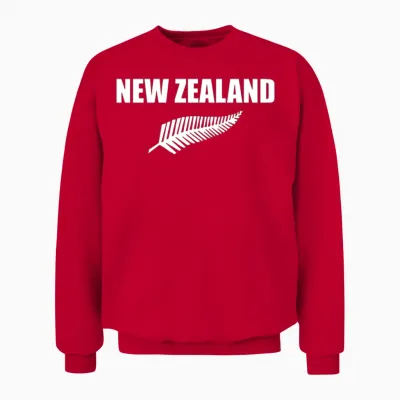 New Zealand Unisex Sweatshirt - Red
