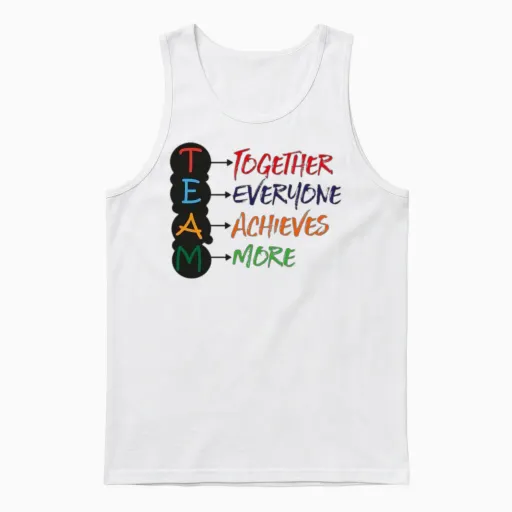 Men's T Shirt - Design by Nike69 Unisex Tank Top in White