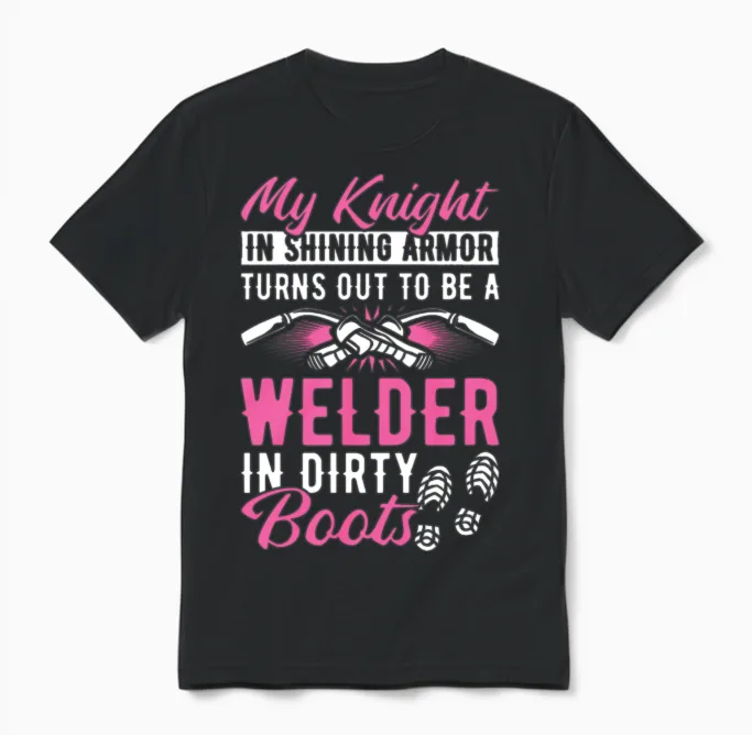 Welding Funny - Welders Unisex T-Shirt in Black