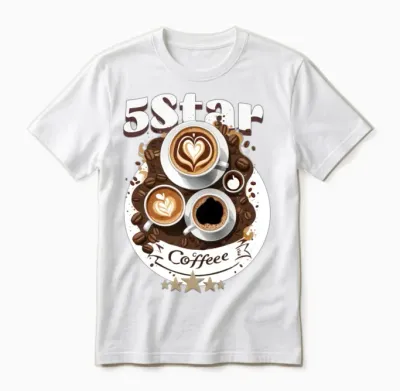 '5-Star Coffee' Setting Gd Unisex T-Shirt - White