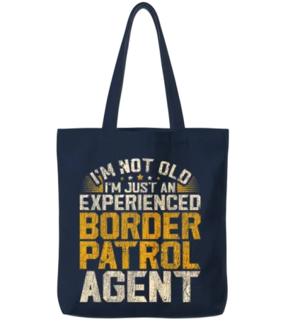 Border Patrol Agent Tote Bags - Navy