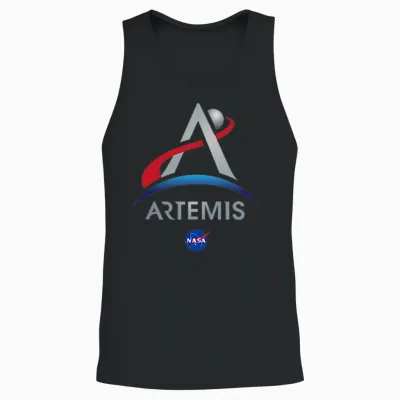 Nasa Artemis Mission Logo Unisex Tank Top - Black