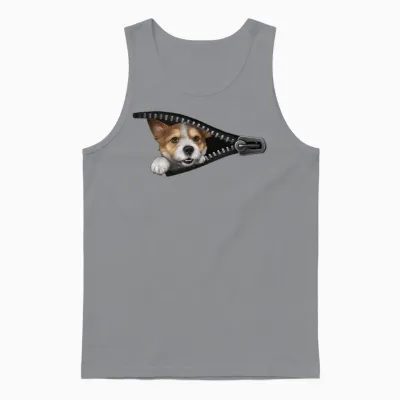 Dog Unisex Tank Top - Sport Grey