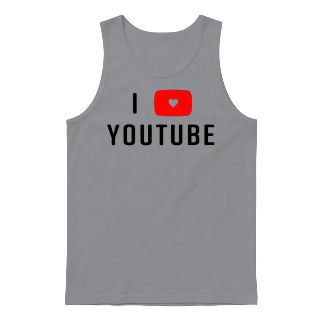 I Heart Youtube Unisex Tank Top - Sport Grey