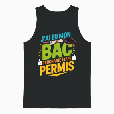 Bachelor I Had My Bac 2025 Prepare Bachelor License Unisex Tank Top - Black